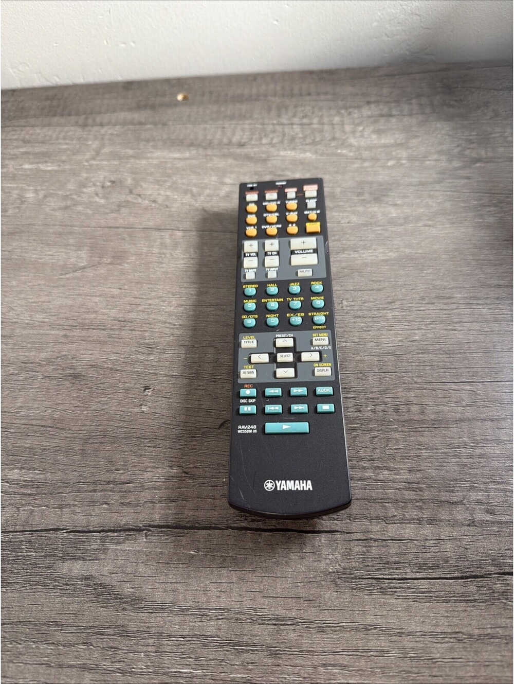 Yamaha RAV248 WC55260 US Remote Control Genuine OEM AV Receiver Audio